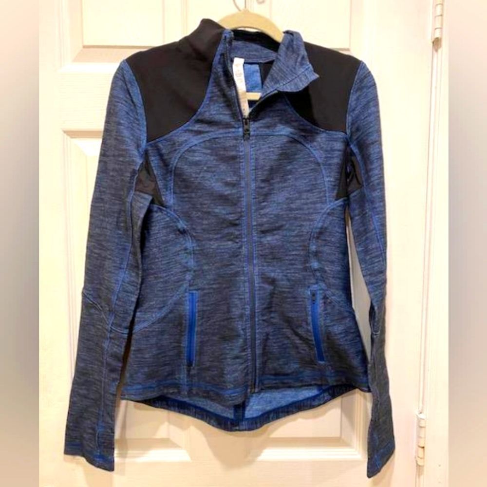 Lululemon Forme Jacket, sz 8, Women's,   Blue & Black. NWT
